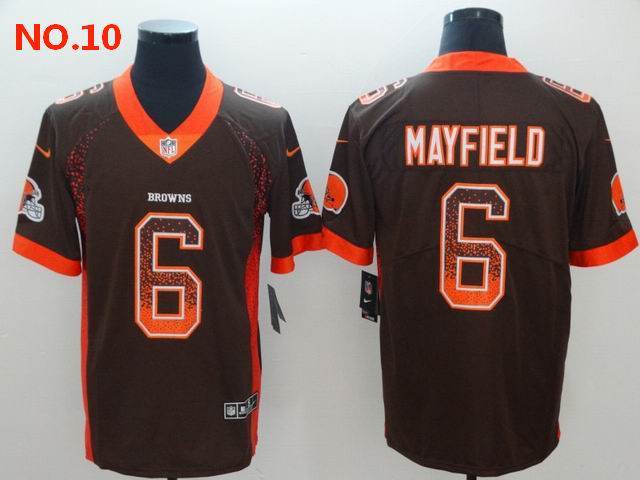 Men's Cleveland Browns #6 Baker Mayfield Jesey NO.10;